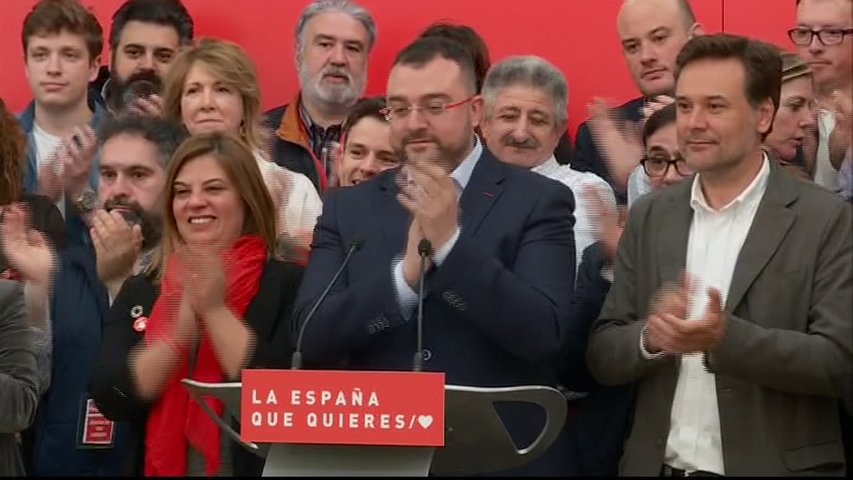 Barbón y la FSA celebran la victoria del PSOE en las Elecciones Generales 2019