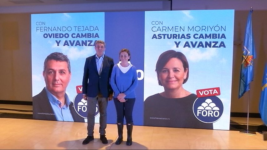 La candidata de Foro a la Presidencia del Principado, Carmen Moriyón