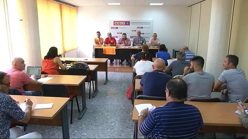 Reunión de CCOO para tratar el ERE de Vesuvius