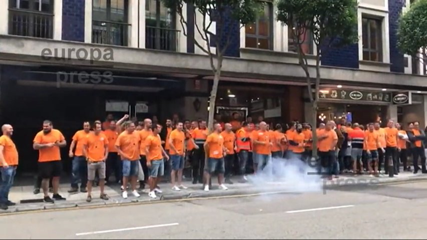 Trabajadores de Vesuvius en el Sasec