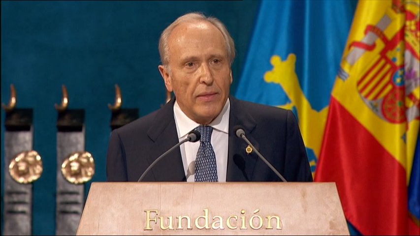 Luis Fernández-Vega, presidente de la Fundación Princesa de Asturias