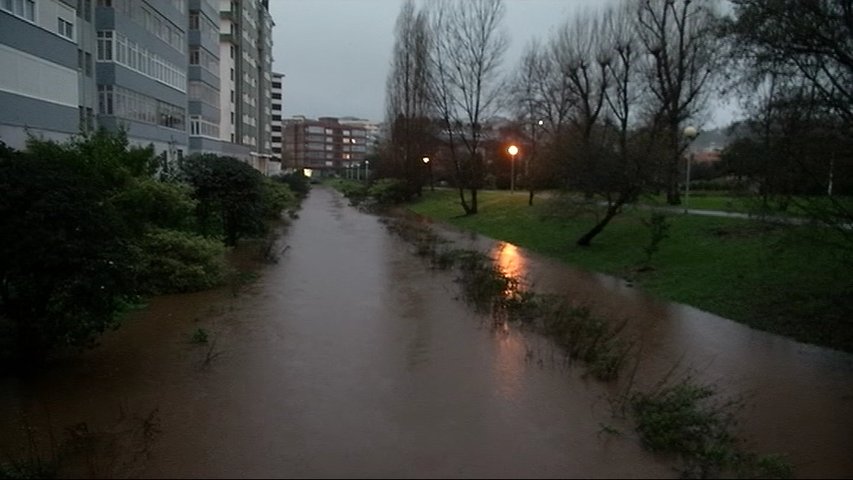 Ttemporal en Asturias, inundaciones aviso naranja