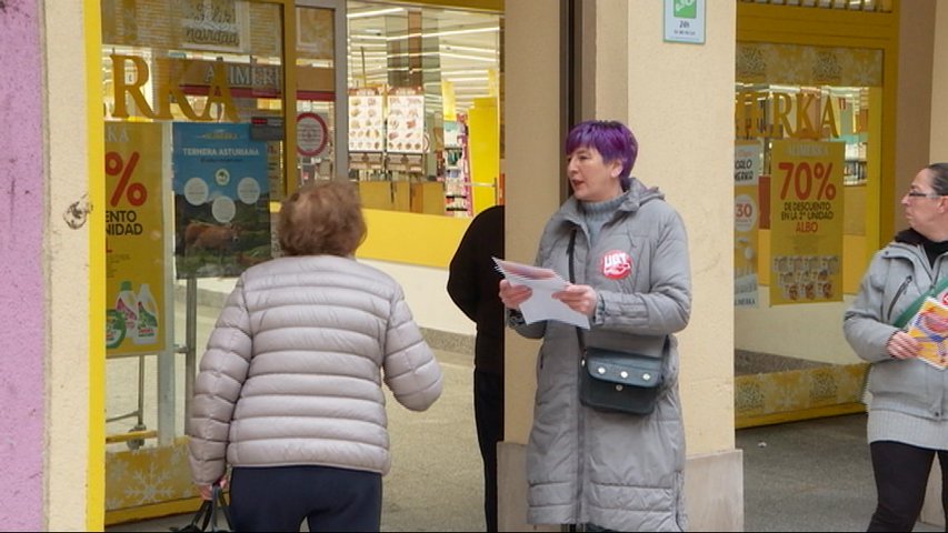 Huelga de supermercados en Navidad