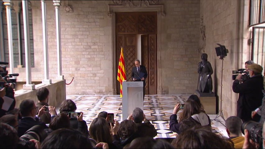 El presidente de la Generalitat, Quim Torra