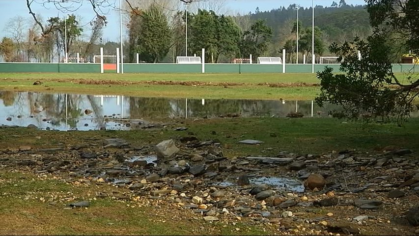 Desperfectos causados por el temporal en  Navia