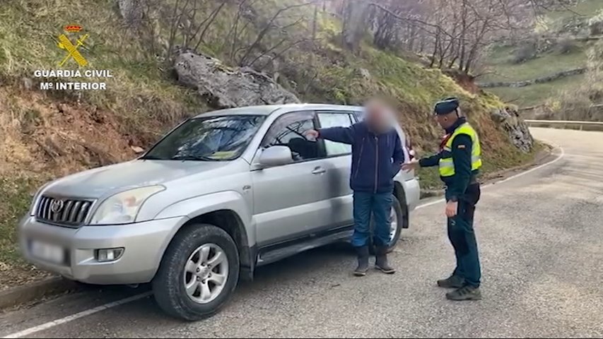 Un gijonés, denunciado al ser sorprendido por segunda vez en nueve días en Picos