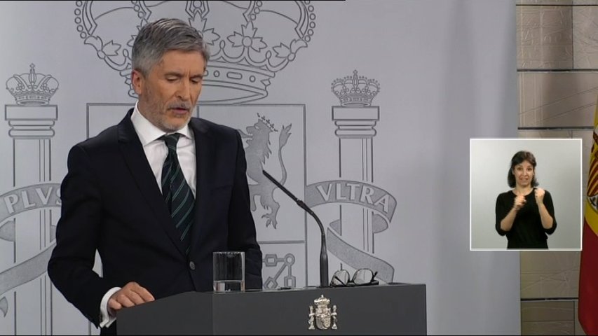 El ministro del Interior, Fernando Grande Marlaska