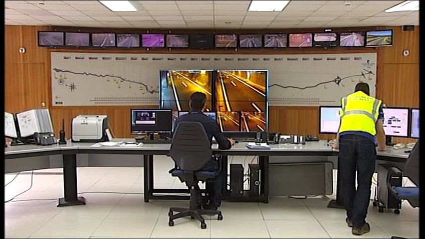 Sala de control de trafico de Aucalsa