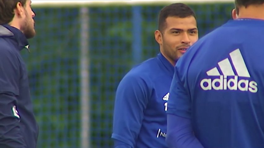 Nahuel, jugador del Real Oviedo 