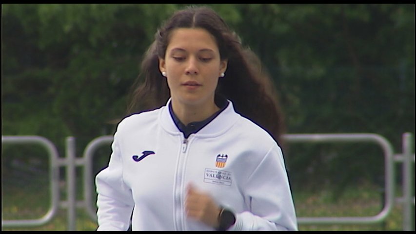 La atleta gijonesa Isabel Barrerio