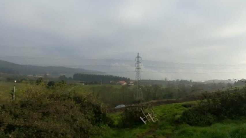 Contaminación en el cielo de Gijón