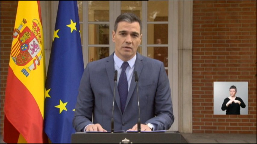 El presidente del Gobierno, Pedro Sánchez