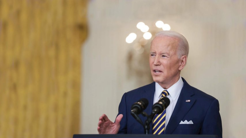 Biden promete 'salvar la democracia' y hacer pagar a Putin por su invasión