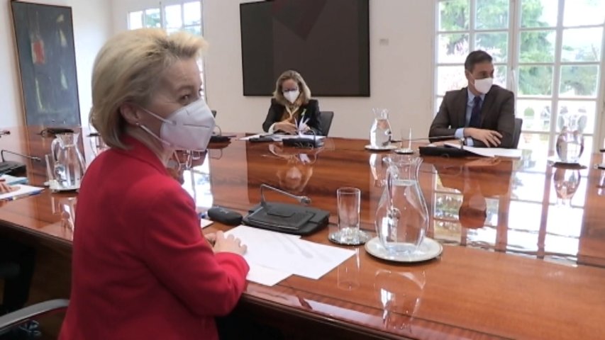 Reunión entre Ursula von der Leyen y Pedro Sánchez, con el foco en la guerra contra Ucrania