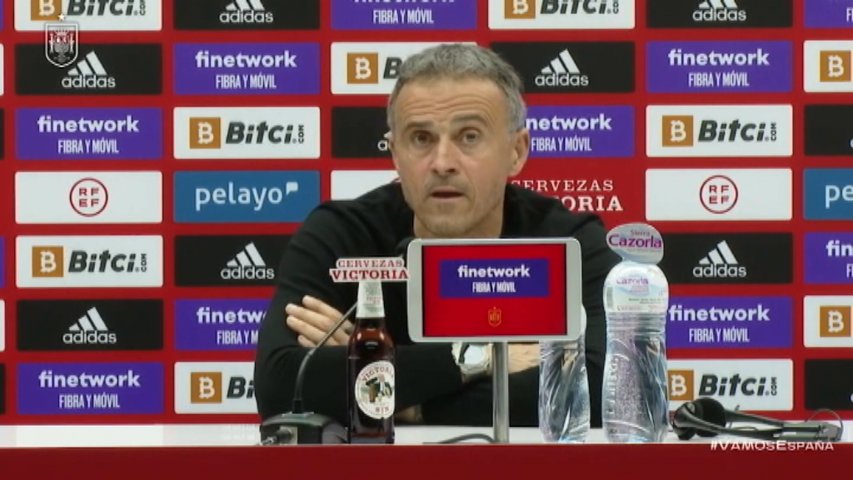 Rueda de prensa de Luis Enrique tras vencer a Islandia