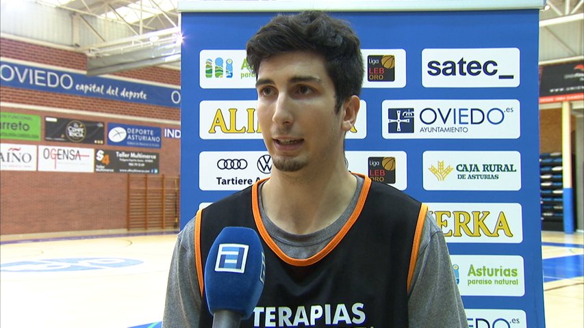 Jugador del Alimerka Oviedo Baloncesto 