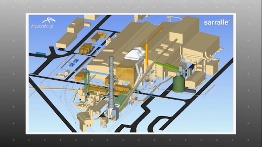 Proyecto de las obras en el horno eléctrico de Arcelor