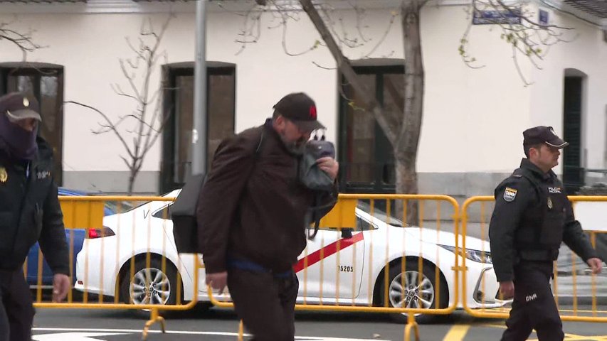 Koldo García llegando a la Audiencia Nacional