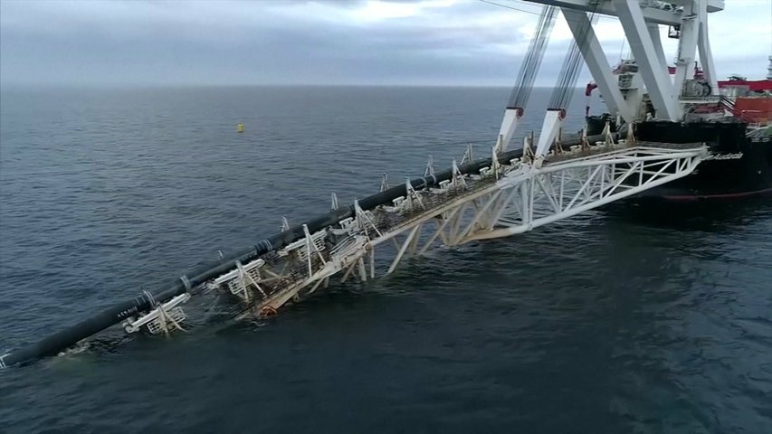 Instalaciones del gasoducto submarino Nordstream en Dinamarca