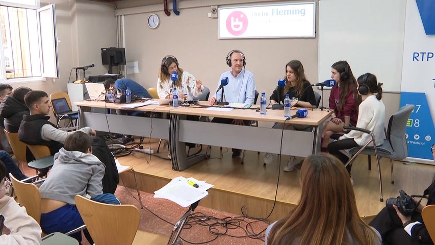 'La radio es mía' de RPA en el Instituto Fleming de Oviedo