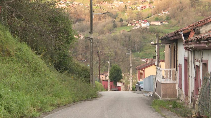 Calle donde un perro mordió a una niña en Blimea