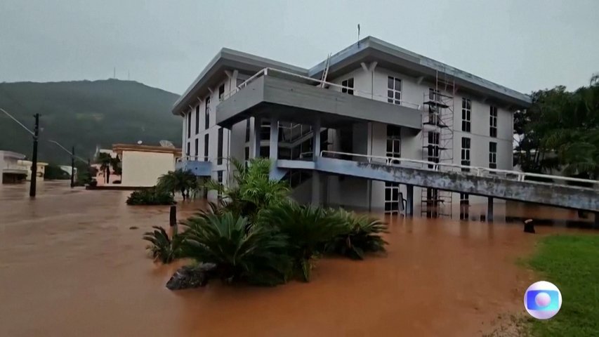 Inundaciones tras las terribles lluvias en Rio Grande do Sul, en Brasil