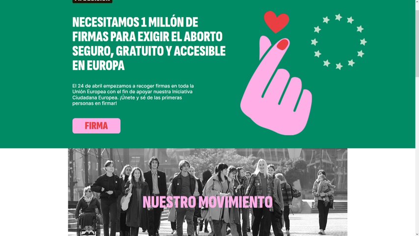 La campaña para blindar el derecho al aborto en Europa llega a Asturias