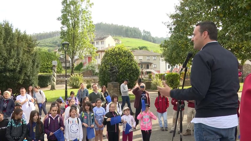 Un acto por el Día de Europa en un colegio asturiano