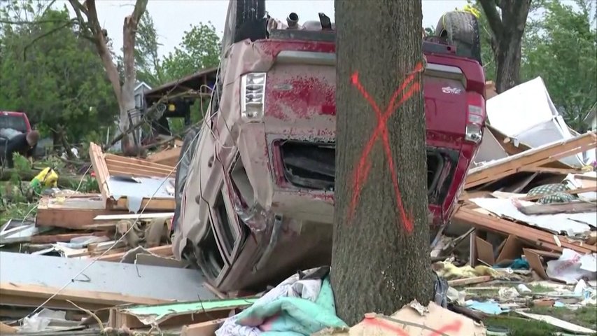 Internacional / Catástrofes naturales Al menos 4 muertos y 35 heridos por tornados y tormentas en Iowa