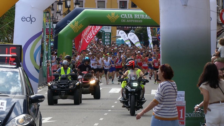 Alejandro Onís y Dolores Marco vencen en la 36ª Media Maratón Ruta de la Reconquista