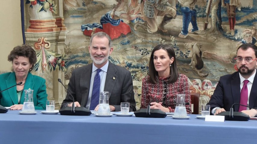 Los reyes presiden el Patronato de la Fundación Princesa de Asturias con el estreno de Jaime Alfonsín