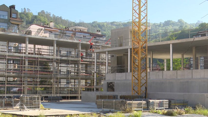 Edificio en construcción en Asturias