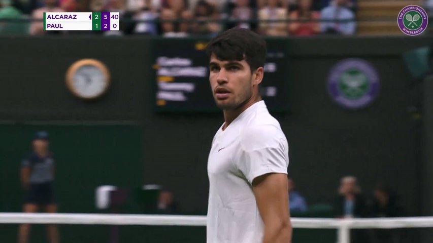 Alcaraz jugará las semifinales de Wimbledon tras eliminar a Paul (5-7, 6-4, 6-2 y 6-2)