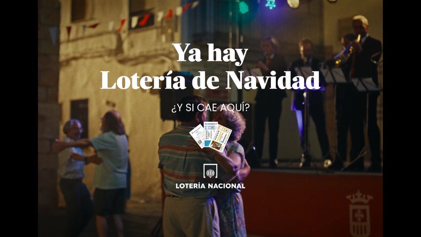 Frame del anuncio de la Lotería de Navidad