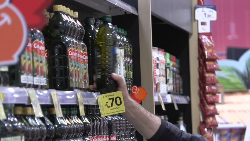 Bajada del precio del aceite en los supermercados