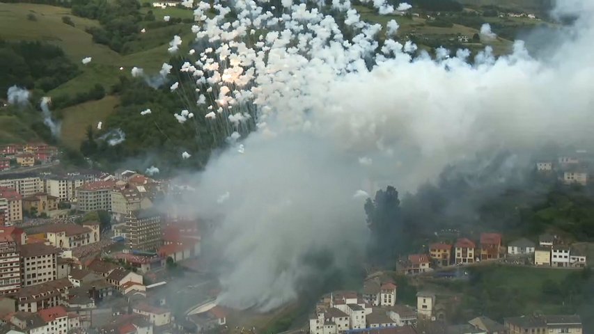 Descarga en Cangas del Narcea