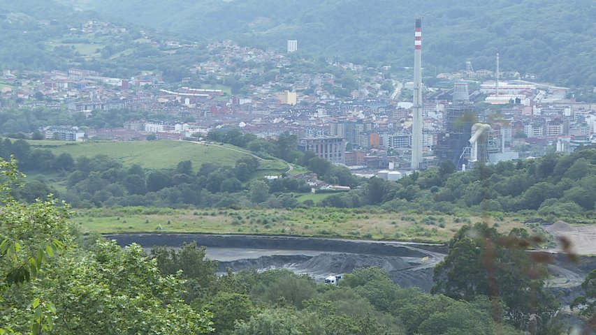 La Escombrera del Reguerón en Langreo