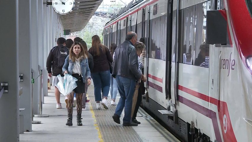 Estación de Renfe en Gijón