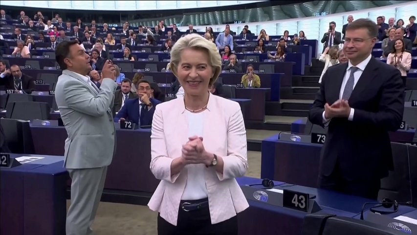 Ursula Von der Leyen, reelegida presidenta de la Comisión Europea hasta 2029