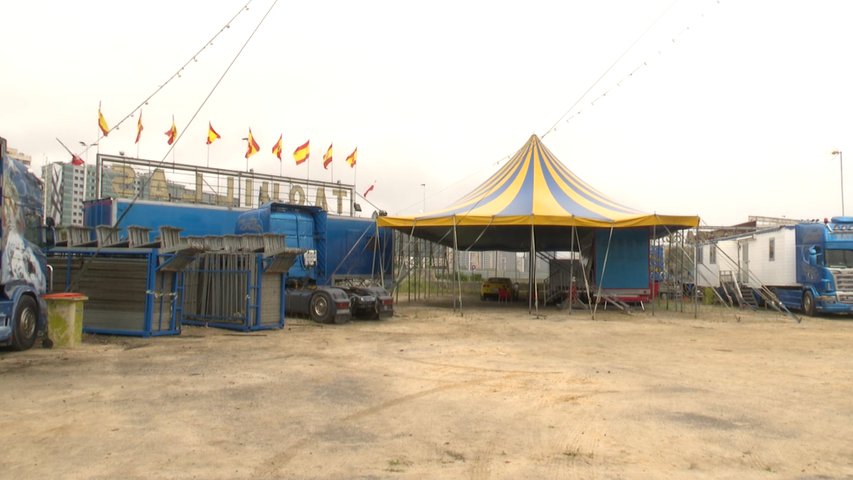 Gijón no permite realizar su espectáculo al circo instalado en la Ería del Piles