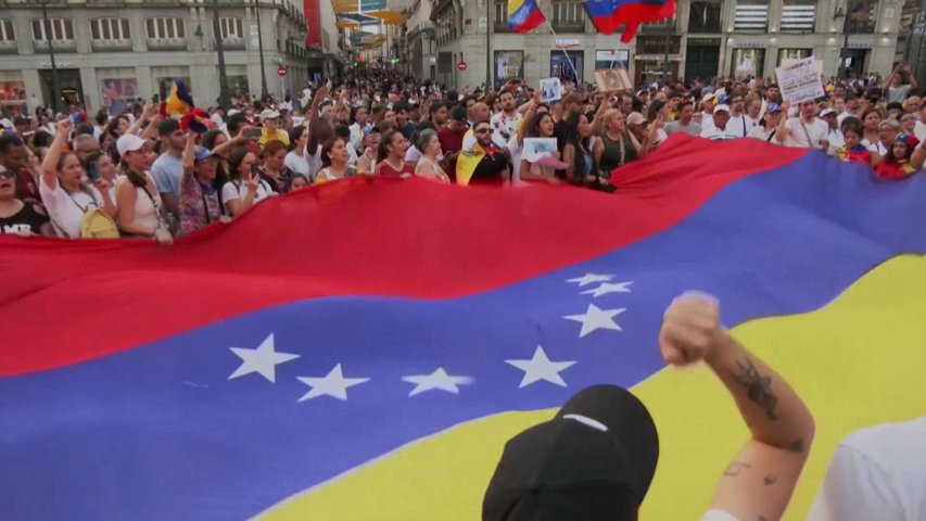 Al menos dos muertos en las protestas por las sospechas de fraude en Venezuela