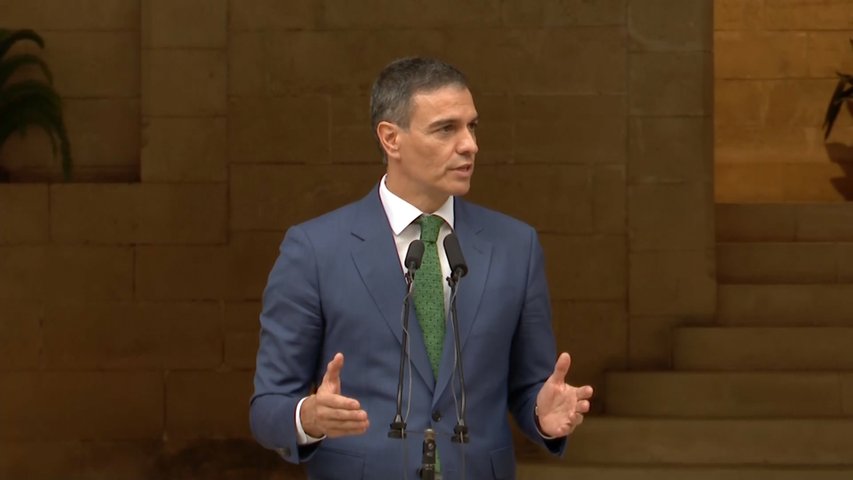 El presidente del Gobierno, Pedro Sánchez