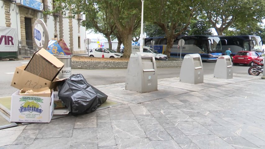 Contenedores de basura en Gijón