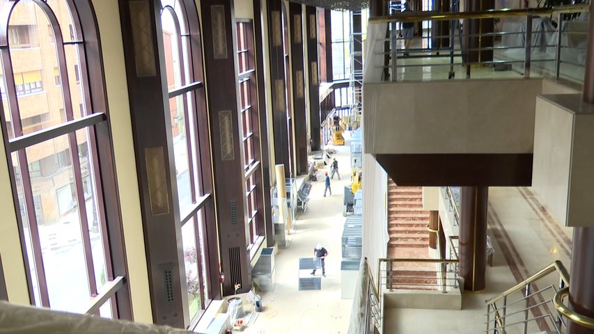 Obras en el Auditorio Príncipe Felipe de Oviedo