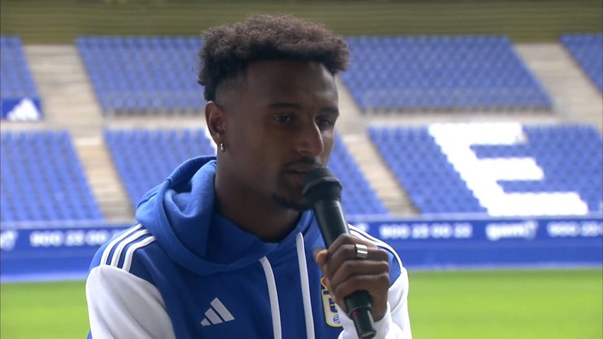 El Real Oviedo presenta a Haissem Hassan