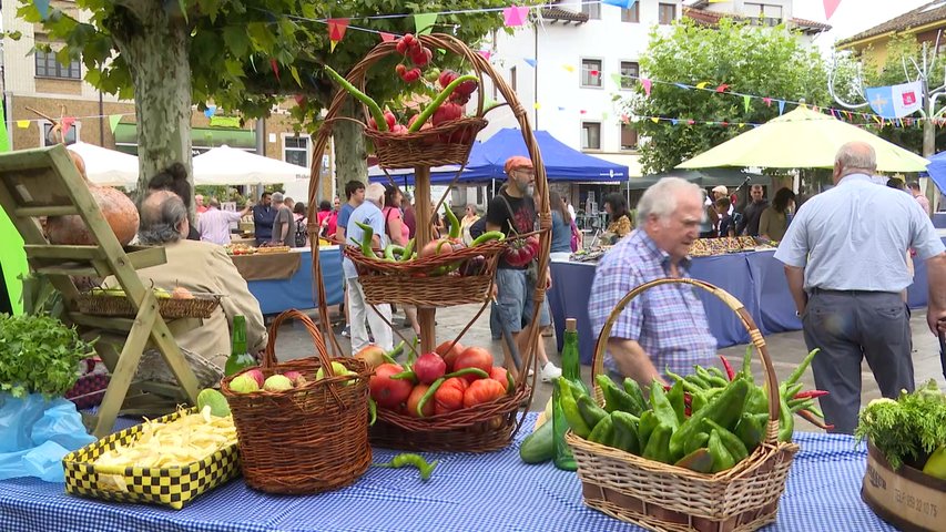 El tomate y la cebolla escasean en el certamen de la Huerta de Posada de Llanes