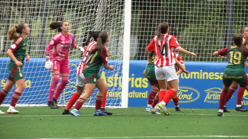 El Avilés femenino se lleva un triangular amistoso ante el Sporting y Oviedo