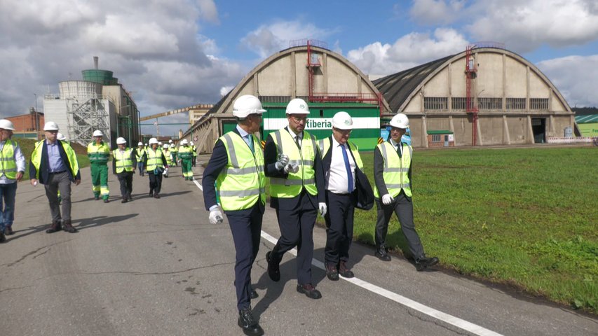 El ministro de Industria visita las instalaciones de Fertiberia