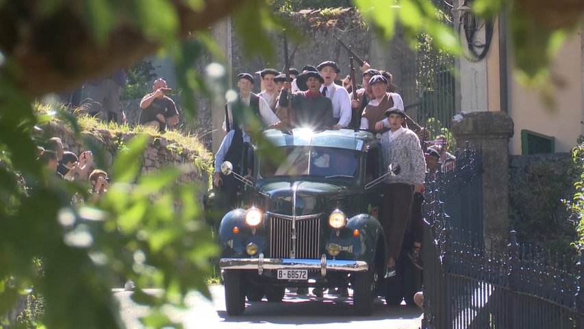 Recreación de la Revolución de Asturias del 34 en San Román