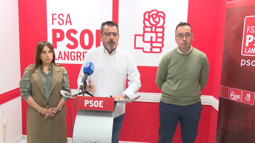 Rueda de prenda del PSOE de Langreo